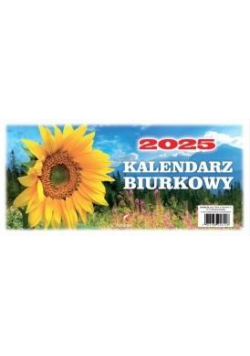 Kalendarz 2025 biurkowy pionowy stojący