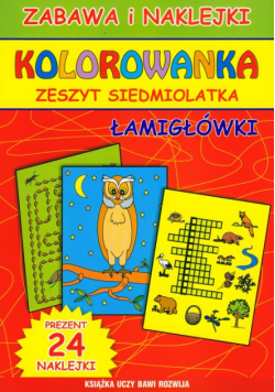 Kolorowanka zeszyt siedmiolatka