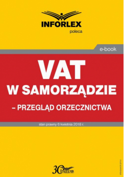 VAT w samorządzie – przegląd orzecznictwa