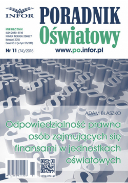 Odpowiedzialność prawna osób zajmujących się finansami w jednostkach oświatowych