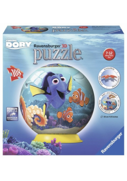 Puzzle 3D Kuliste Gdzie jest Dory 108