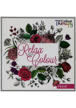 Kolorowanka Relax with colour Floral