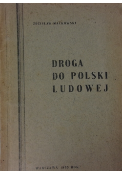 Droga do Polski Ludowej, 1935r.
