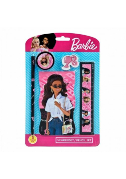 Zestaw przyborów szkolnych Barbie 5el
