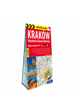 Kraków Niepołomice Skawina Wieliczka plan miasta 1:22 000