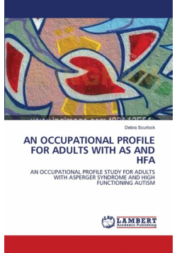An Occupational Profile For Adults With As And Hfa
