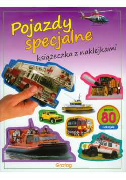 Pojazdy specjalne Książeczka z naklejkami