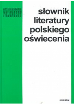 Słownik literatury polskiego oświecenia