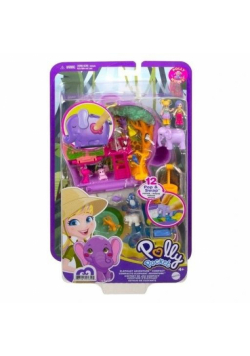 Polly Pocket. Przygoda słonika + akcesoria GTN22