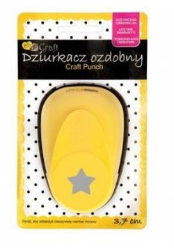 Dziurkacz ozdobny 3,7cm gwiazda