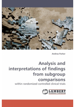 Analysis and interpretations of findings from subgroup comparisons