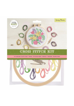 Duży zestaw do haftu krzyżykowego - Bukiet