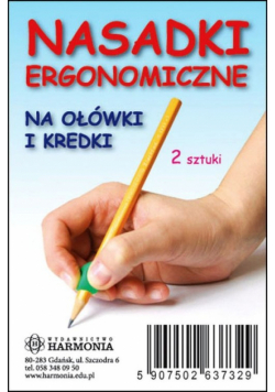 Nasadki ergonomiczne na ołówki i kredki 2 sztuki