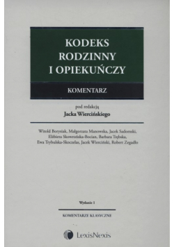 Kodeks rodzinny i opiekuńczy. Komentarz