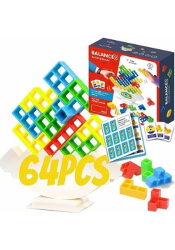Układanka logiczna tetris 64el