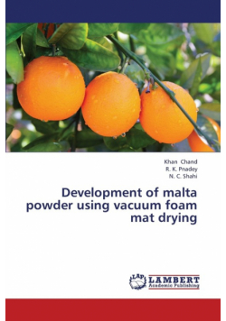 Development of Malta Powder Using Vacuum Foam Mat Drying