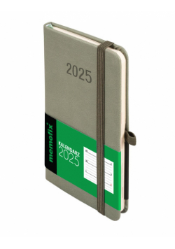 Kalendarz 2025 Memofix A6 TDW oliwkowy
