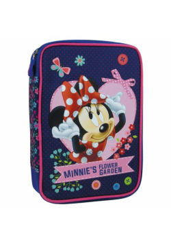 Piórnik z wyposażeniem jednokomorowy wielofunkcyjny Minnie 17