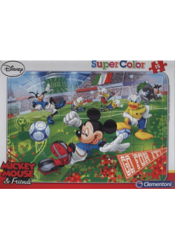 Puzzle ramkowe Mickey sport Piłka nożna 15