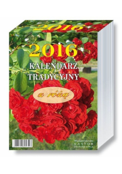 Kalendarz 2016 KL 14 Kalendarz tradycyjny z różą