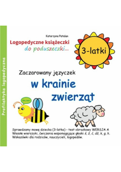 Zaczarowany języczek w krainie zwierząt 3-latki