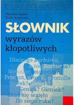 Słownik wyrazów kłopotliwych