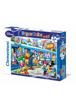 Puzzle Maxi Disney Pociąg 104