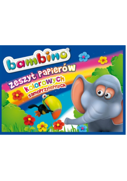 Zeszyt papierów kolorowych samoprzylepnych B4 Bambino 8 kartek
