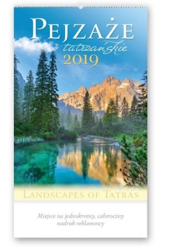 Kalendarz 2019 Reklamowy Pejzaże tatrzańskie RW5