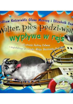 Walter pies pędzi wiatr wypływa w rejs