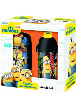 Zestaw śniadaniowy Minionki  czarny