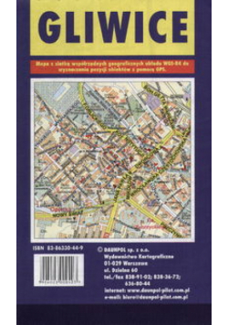 Gliwice Plan miasta 1: 20 000