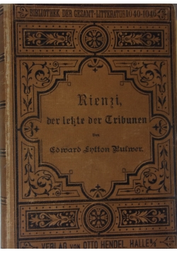 Rienzi, der lekte der Tribunen, ok. 1874r.