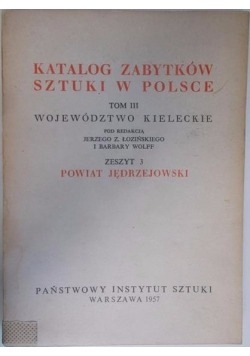 Katalog zabytków sztuki w Polsce, tom 3, zeszyt 3