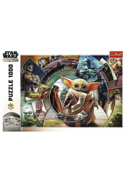 Puzzle 1000 Star Wars Podróż Grogu TREFL