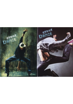 Zeszyt A5 Street Dance w kratkę 80 kartek 5 sztuk mix