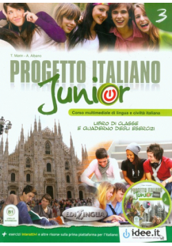 Albano A. - Progetto italiano junior 3 podręcznik + ćwiczenia + CD audio