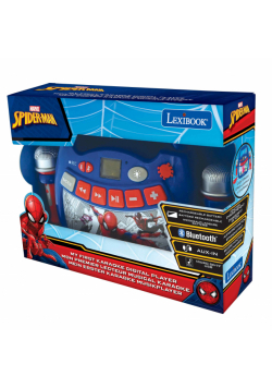 Głośnik Bluetooth Spider-Man z dwoma mikrofonami, efektami świetlnymi oraz akumulatorem w zestawie MP320SPZ