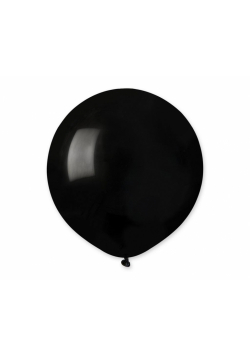 Balony pastel czarne 25szt