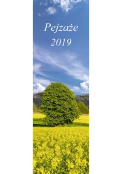 Kalendarz 2019 pasek - Pejzaże