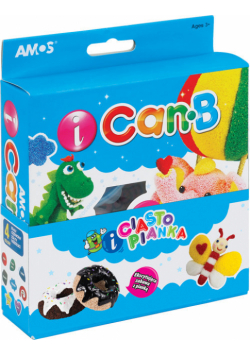 Ciasto-Pianka Amos  4 kolory x 25 gr.