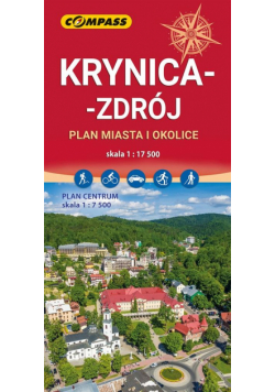 Mapa - Krynica-Zdrój i okolice 1:17 500