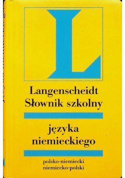 Langenscheidt słownik szkolny języka niemieckiego