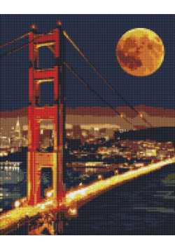 Diamentowa mozaika - Golden Gate 40x50cm