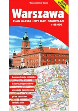 Warszawa. Plan miasta 1:28 000