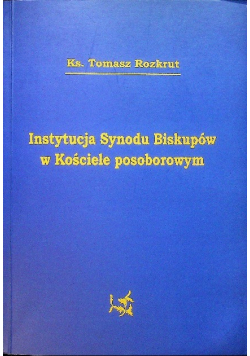 Instytucja Synodu Biskupów w Kościele posoborowym