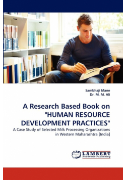 A Research Based Book on "Human Resource Development Practices"