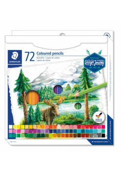 Kredki sześciokątne Design Journey 72 kolory Staedtler
