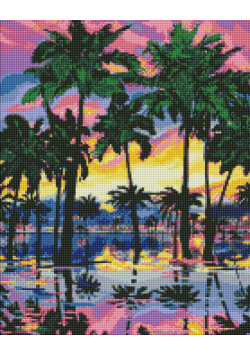 Diamentowa mozaika - Rajskie wakacje 40x50cm