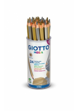 Kredki Giotto Mega Gold-Silver 24 sztuki